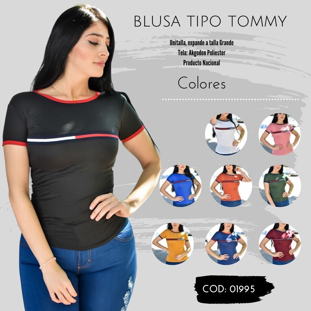 Blusa Basica tipo tommy-01995