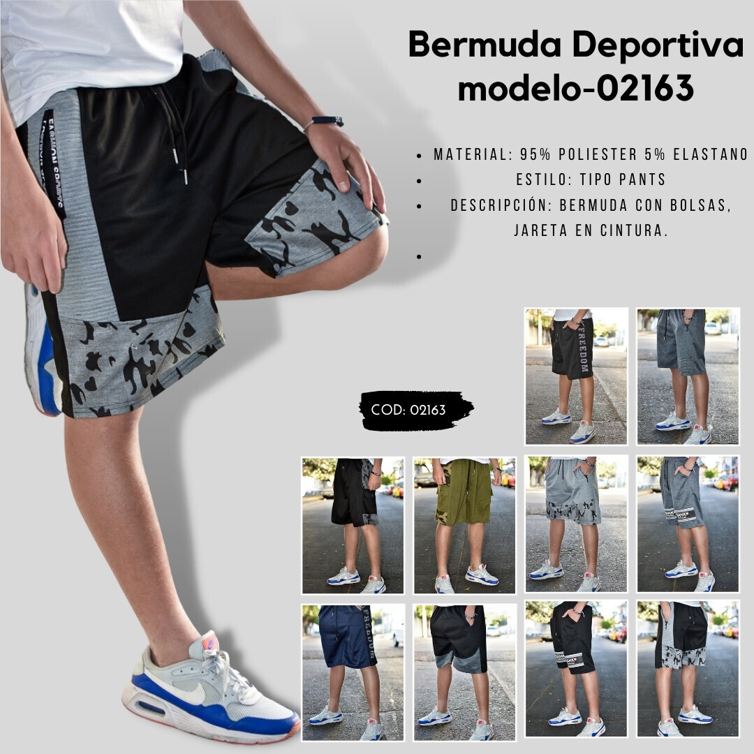 Paquete Bermuda Deportiva modelo-02163-10