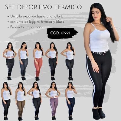 Paquete de 10 Set deportivo Termico modelo 1991-10 Paquete de 10 Set deportivo Termico modelo 1991-10