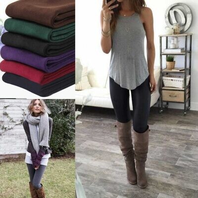 Paquete de 10 leggins termicos pretina normal-NR-1 Paquete de 10 leggins termicos pretina normal-NR-1