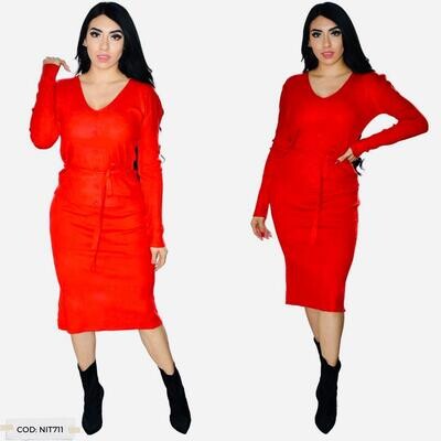 Conjunto de Falda y Blusa Modelo NIT711 Conjunto de Falda y Blusa Modelo NIT711