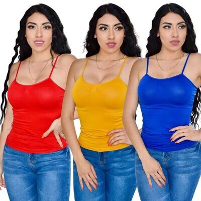 Paquete 10 blusas Lycra tirante DP700-10 Paquete 10 blusas Lycra tirante DP700-10
