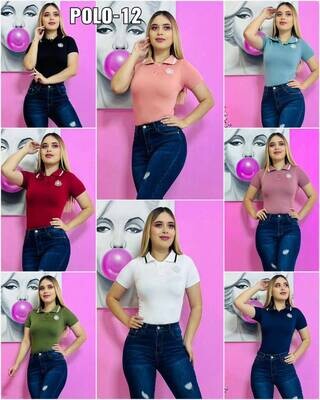Paquete de 10 Blusa Polo de dama Paquete de 10 Blusa Polo de dama