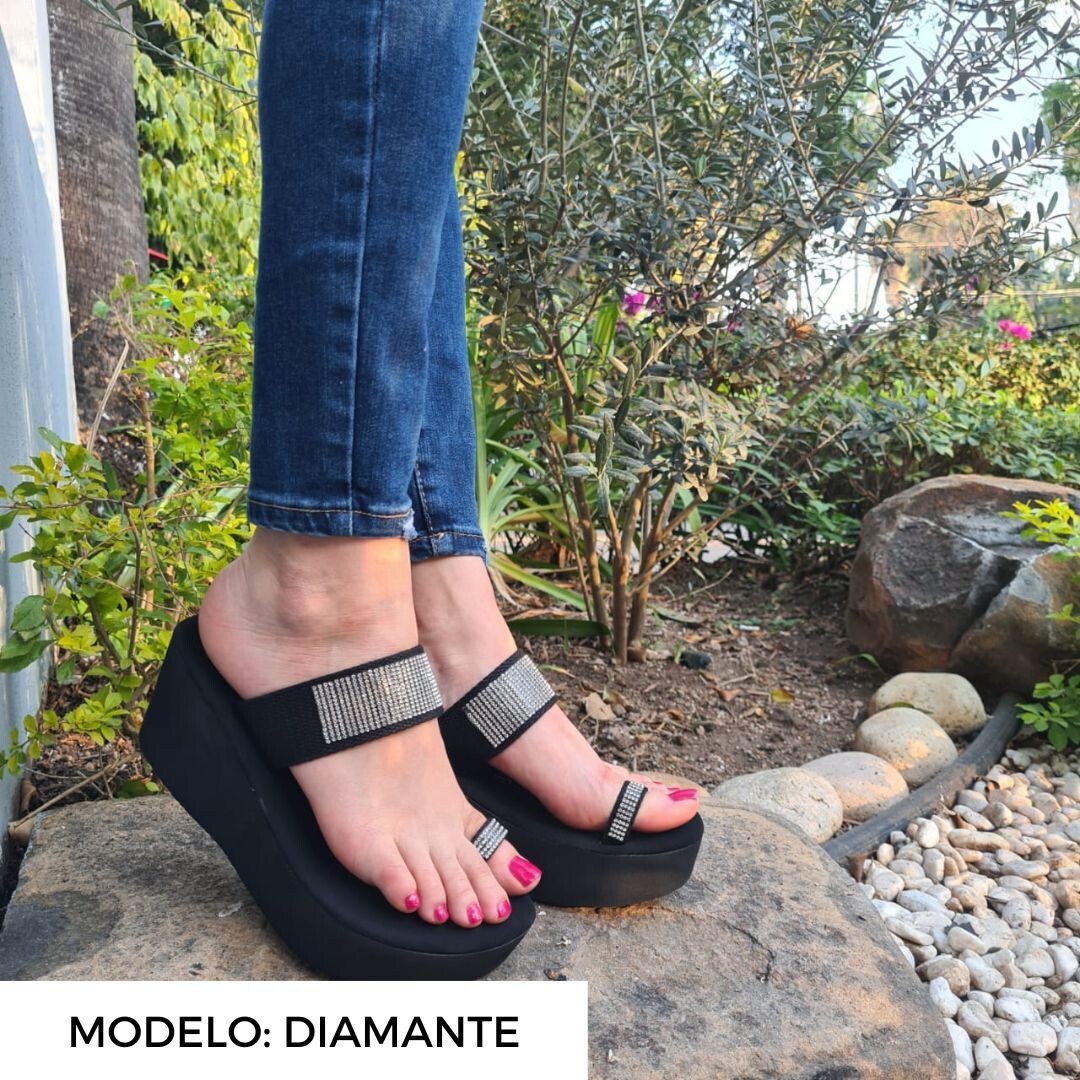 Sandalias de Plataforma modelo Diamante