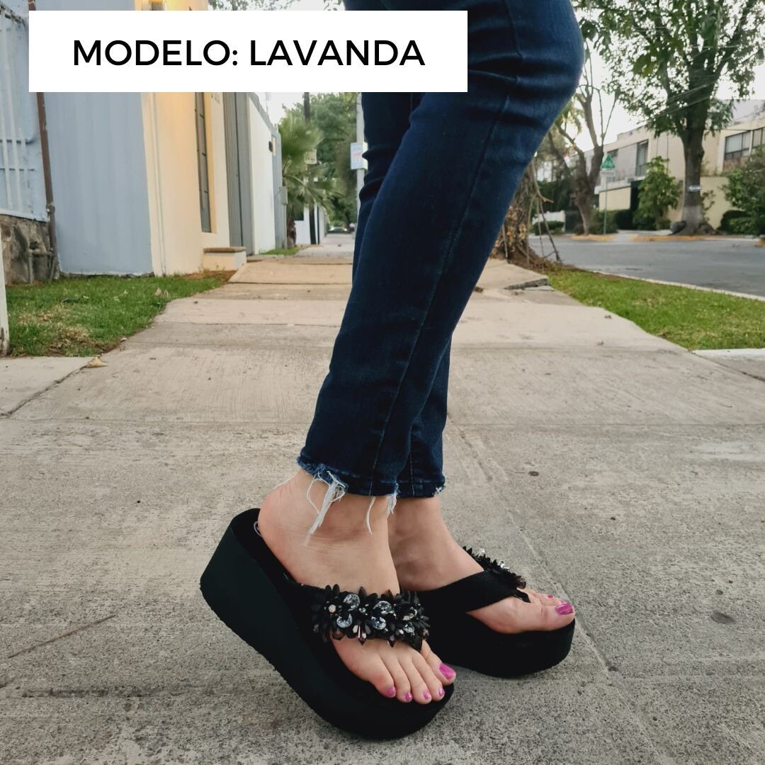 Sandalias de Plataforma modelo Lavanda