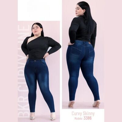 Pantalón Skinny Curvy - Comodidad y Estilo en Tallas Especiales Pantalón Skinny Curvy - Comodidad y Estilo en Tallas Especiales