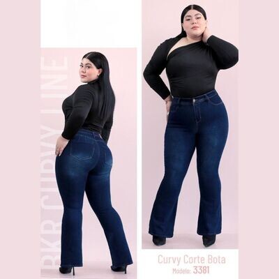 Pantalón Curvy Azul Claro - Estilo y Comodidad en Tallas Especiales Pantalón Curvy Azul Claro - Estilo y Comodidad en Tallas Especiales