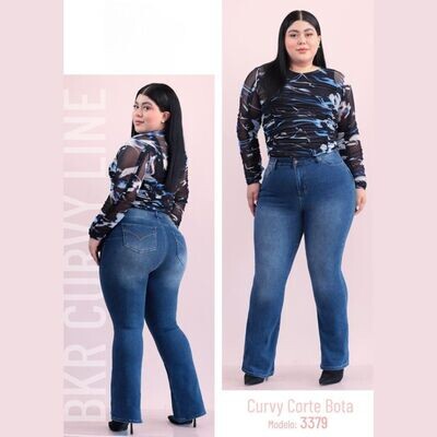 Pantalón Curvy Azul Claro - Estilo y Comodidad en Tallas Especiales Pantalón Curvy Azul Claro - Estilo y Comodidad en Tallas Especiales