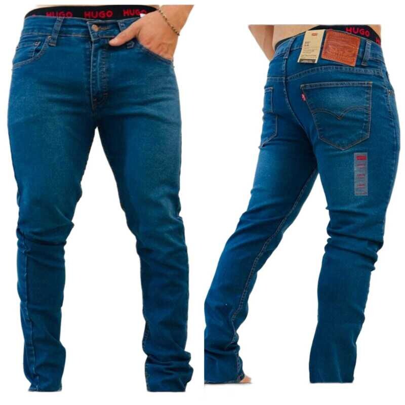 Levis 511: Pantalón de Mezclilla Marino Claro, Estilo Skiny, Solo al Mayoreo