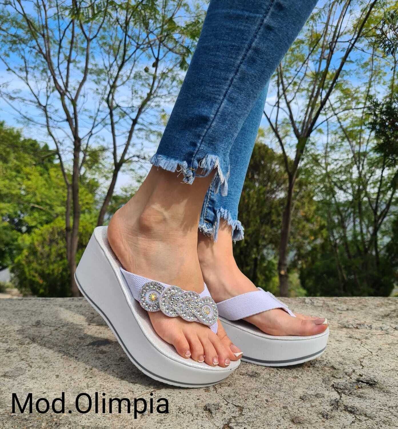 Sandalia de plataforma Olimpia