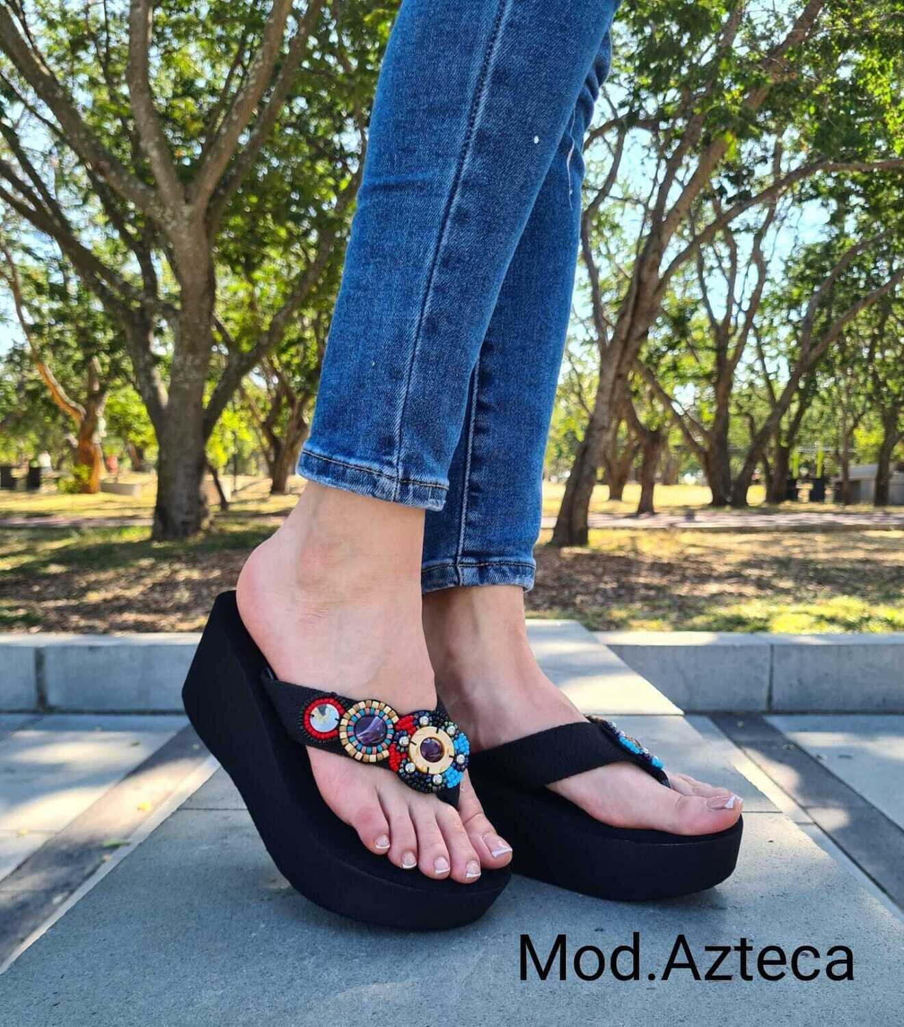 Sandalias de Plataforma modelo Azteca