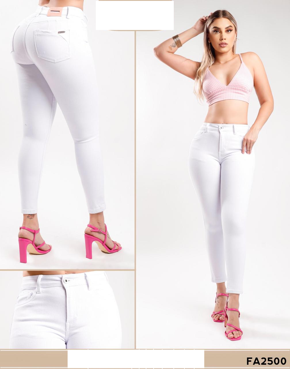 Pantalón skinny Blanco