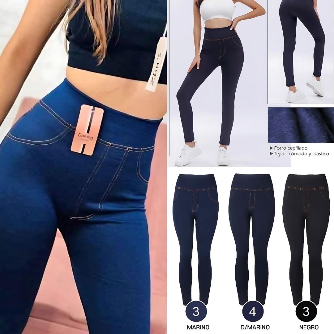 Leggins mezclilla hotsell