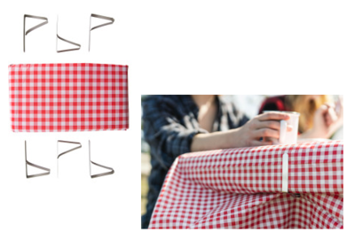 Picnic Tablecloth with Wind Clamps by StanSport