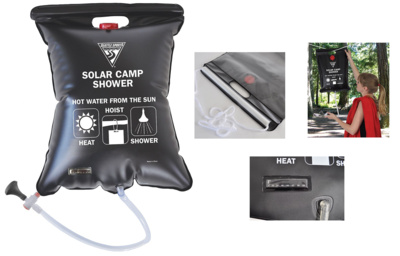 Economy 5-gallon ​Camping Solar Shower Bag by Seattle Sports