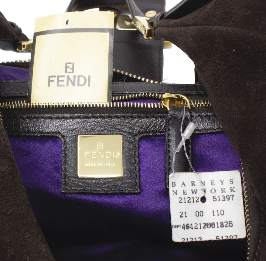 Ff crossbody bag Fendi Brown in Suede - 30163685