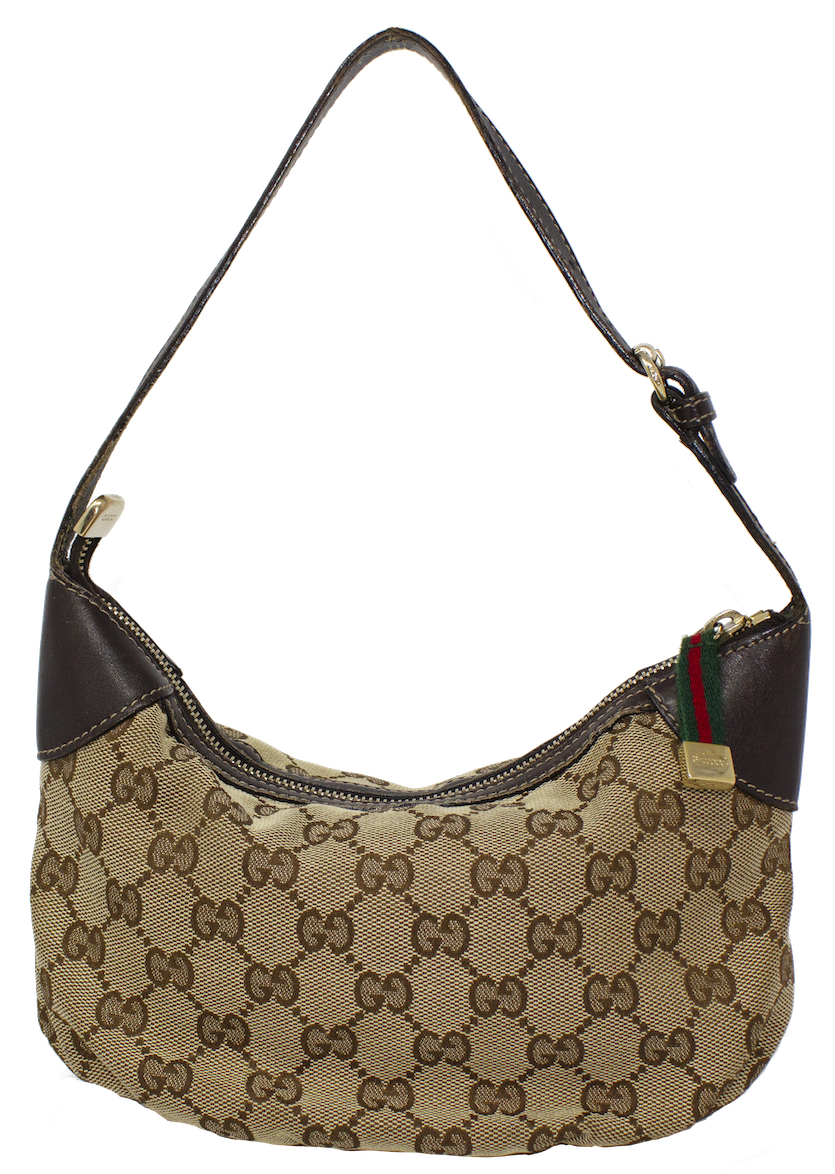 Gucci Beige GG Canvas Shoulder Bag