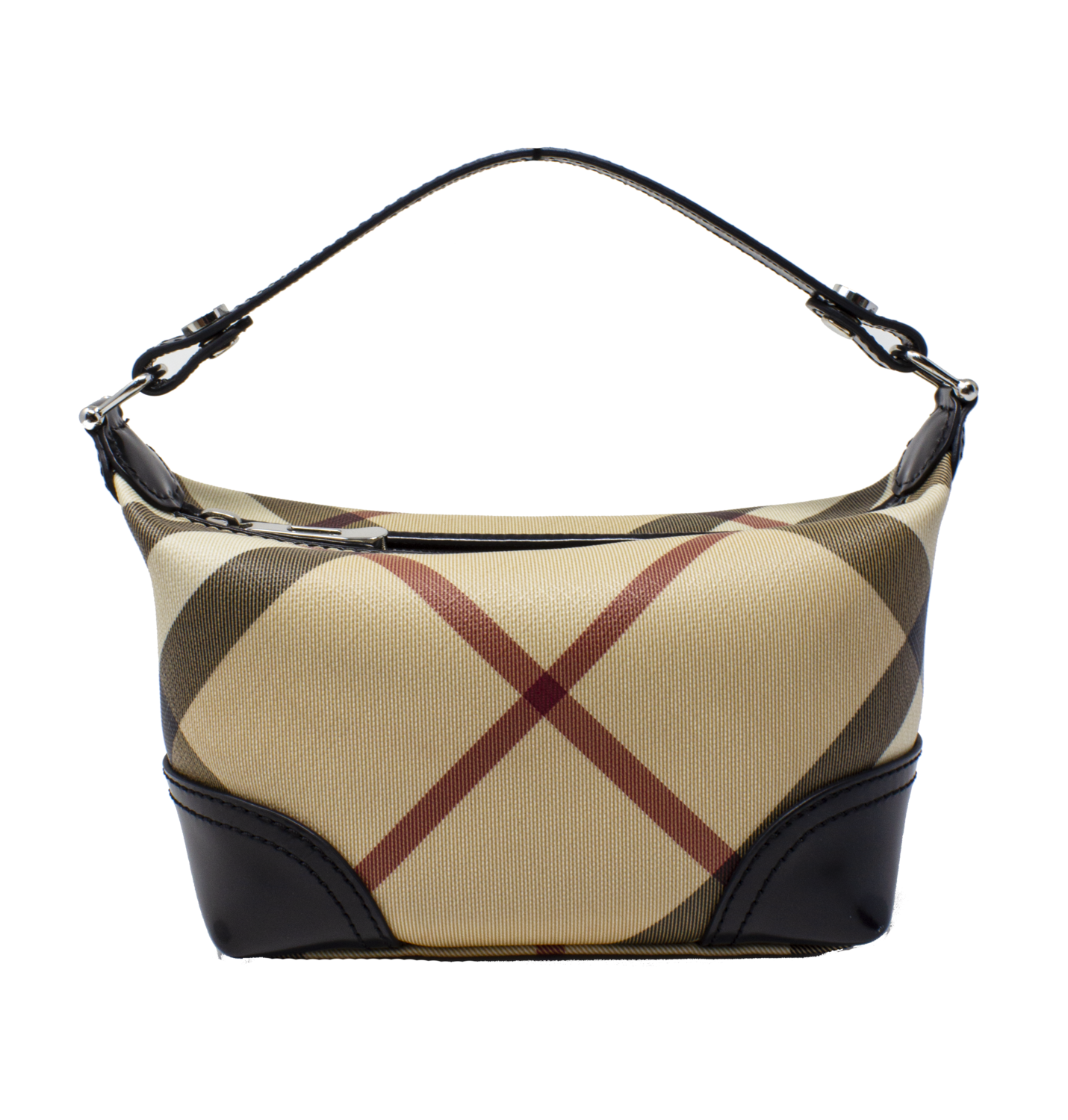 yellow plaid bag