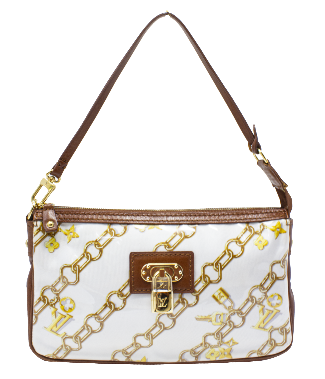 LOUIS VUITTON Silk Braided Bag Charm Multicolor 1072587