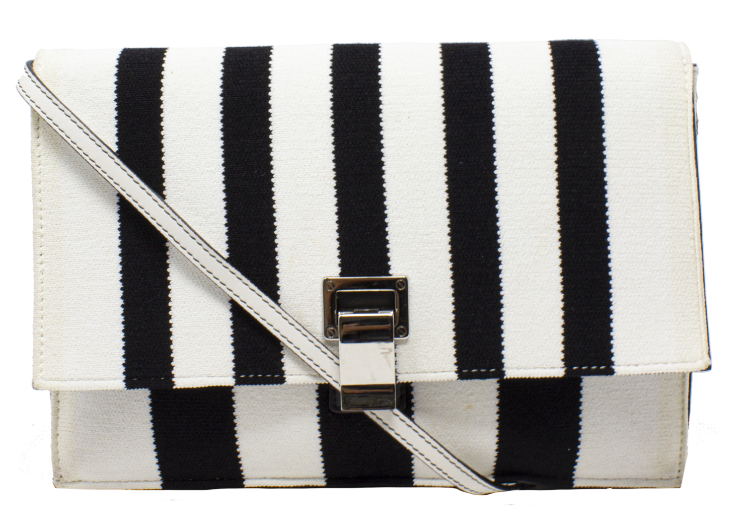 Proenza Schouler Black & White Striped Bag
