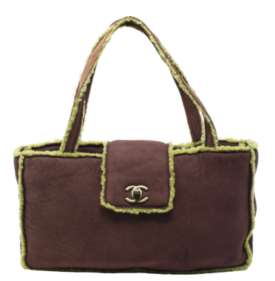 Chanel 90s Brown CC Shoulder Bag