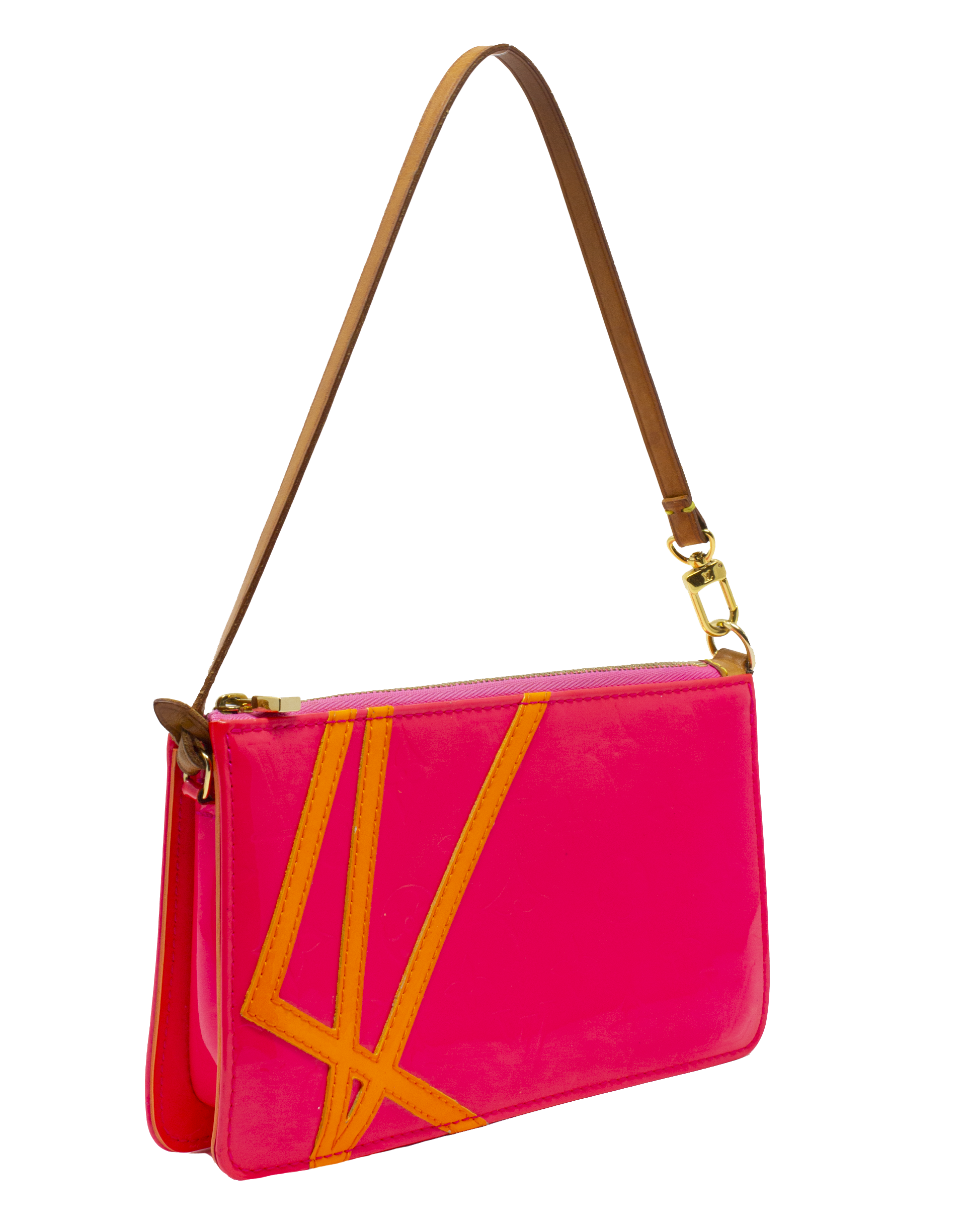 Louis Vuitton, Bags, Louis Vuitton Robert Wilson Fluo Neon Pink Vernis Lexington  Pochette