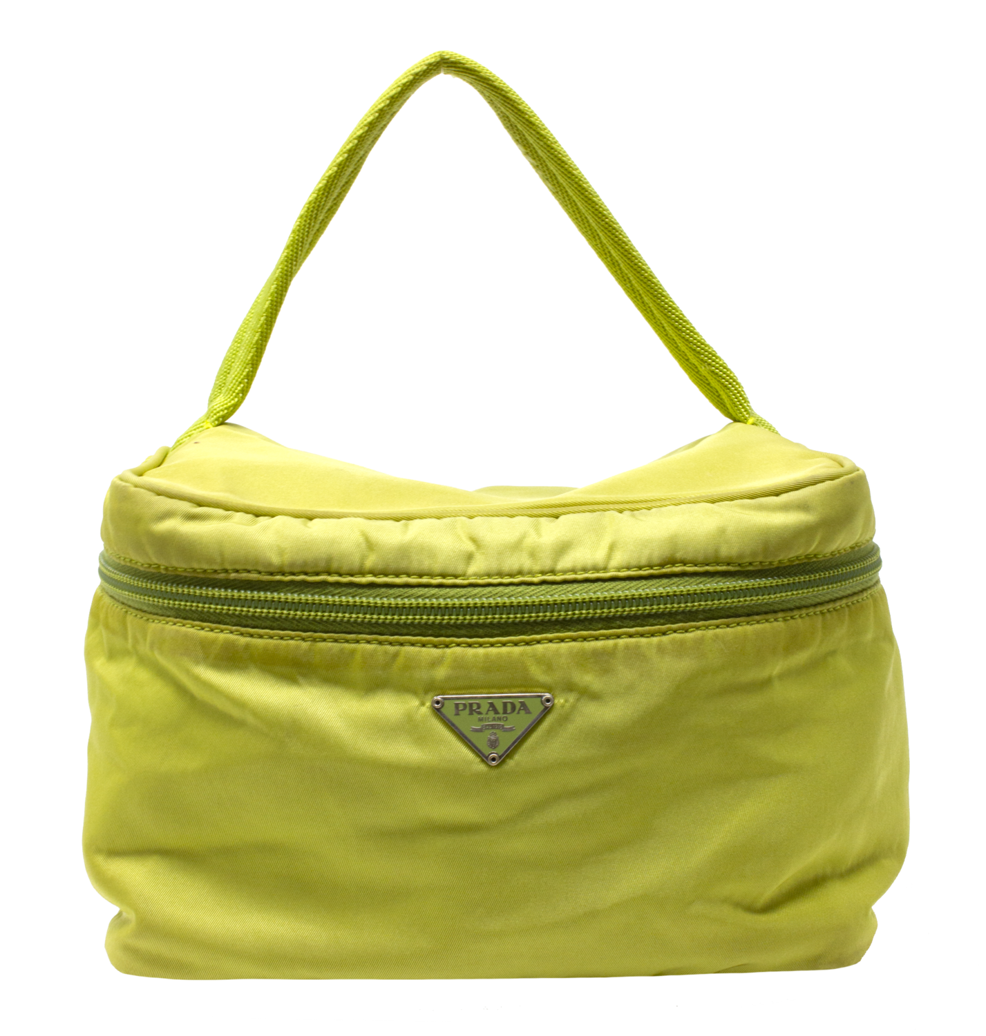 lime green prada bag