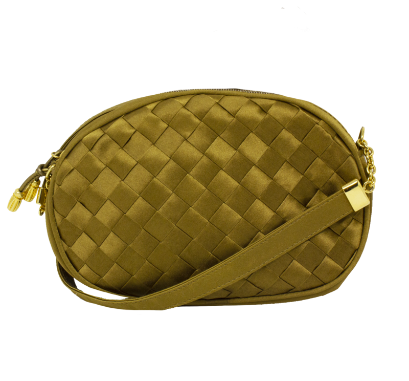 Bottega Veneta Satin Intrecciato Crossbody