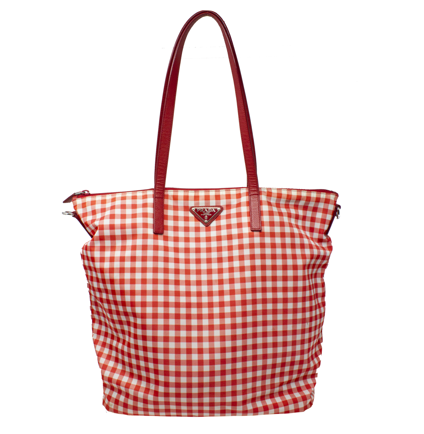 Prada gingham bag deals
