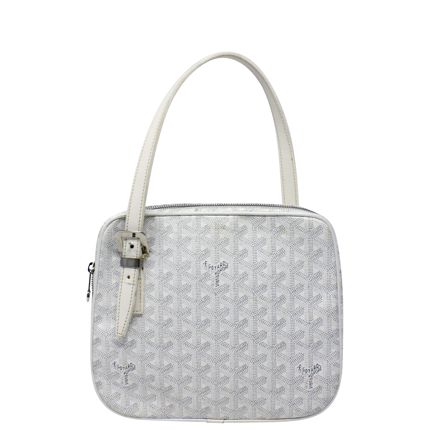 Goyard White Goyardine Yona MM Cloth Cloth ref.640954 - Joli Closet