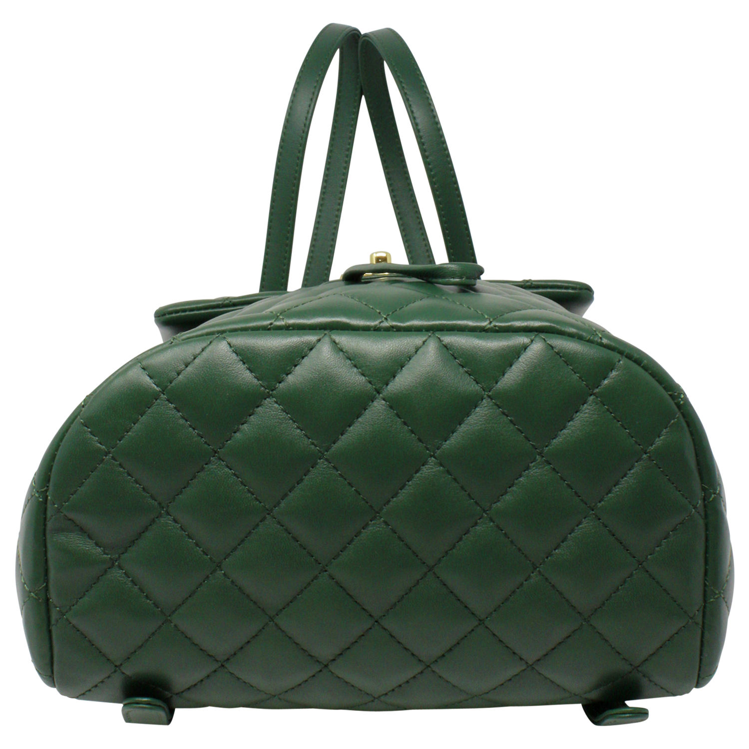 Cloth backpack Chanel Green in Cloth - 18311529