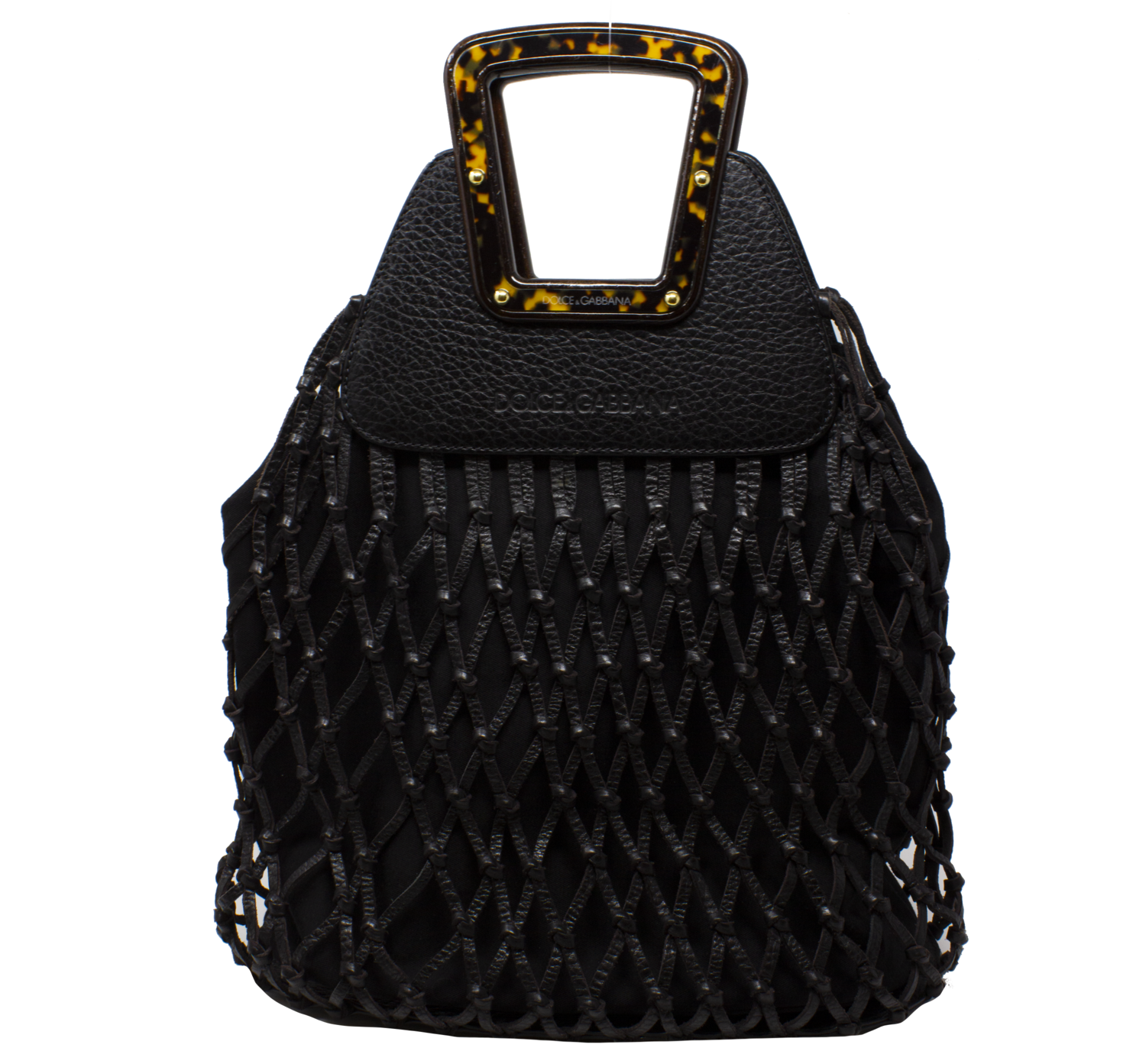 Dolce & Gabbana Black French Market Top Handle Bag