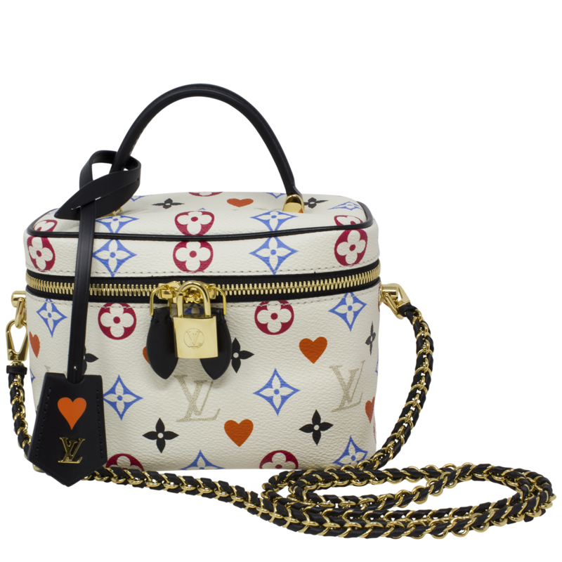 Louis Vuitton Limited Edition Game On White Monogram Vanity PM