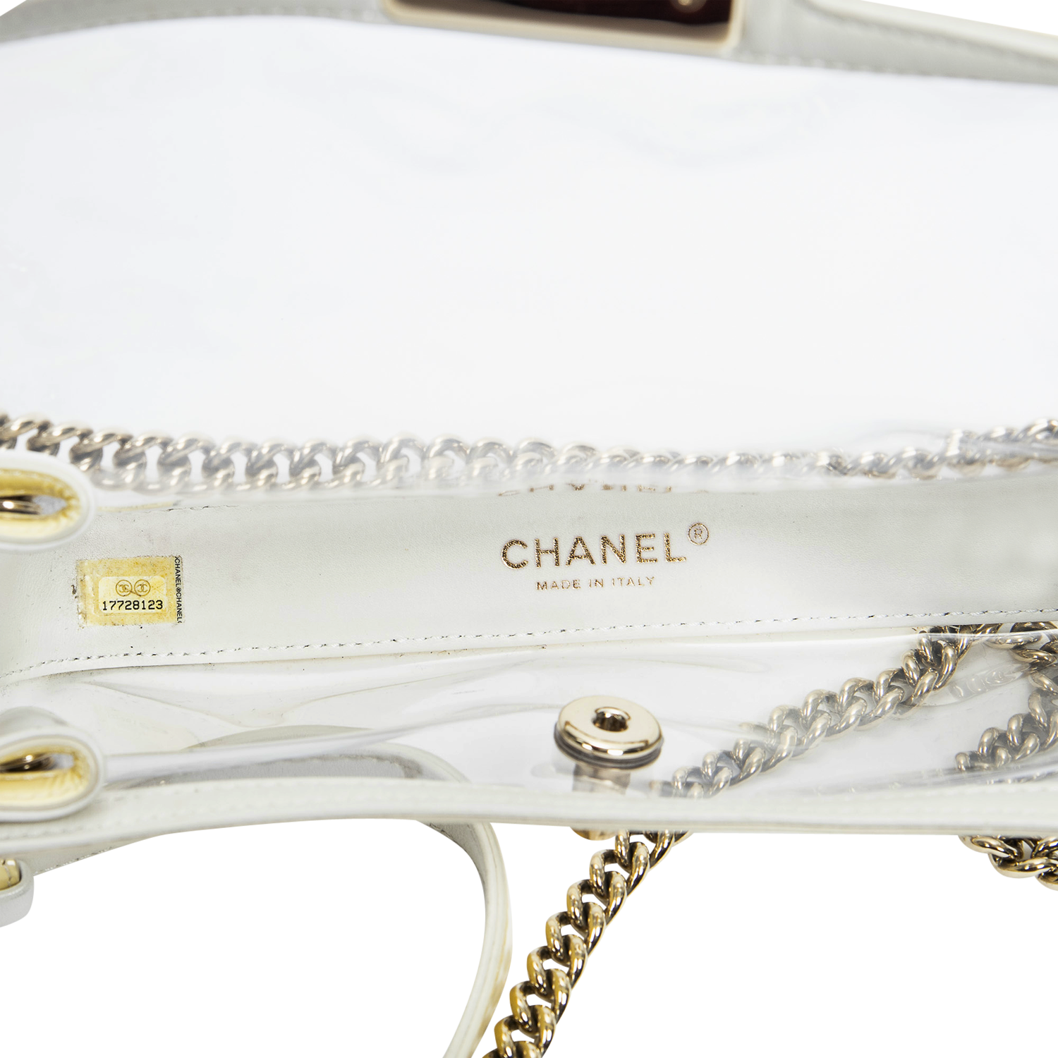 Chanel Pastel Yellow PVC Flap Bag - shop 