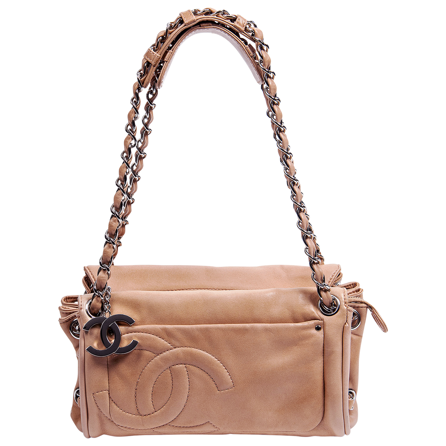 Chanel CC Peach Shoulder Bag