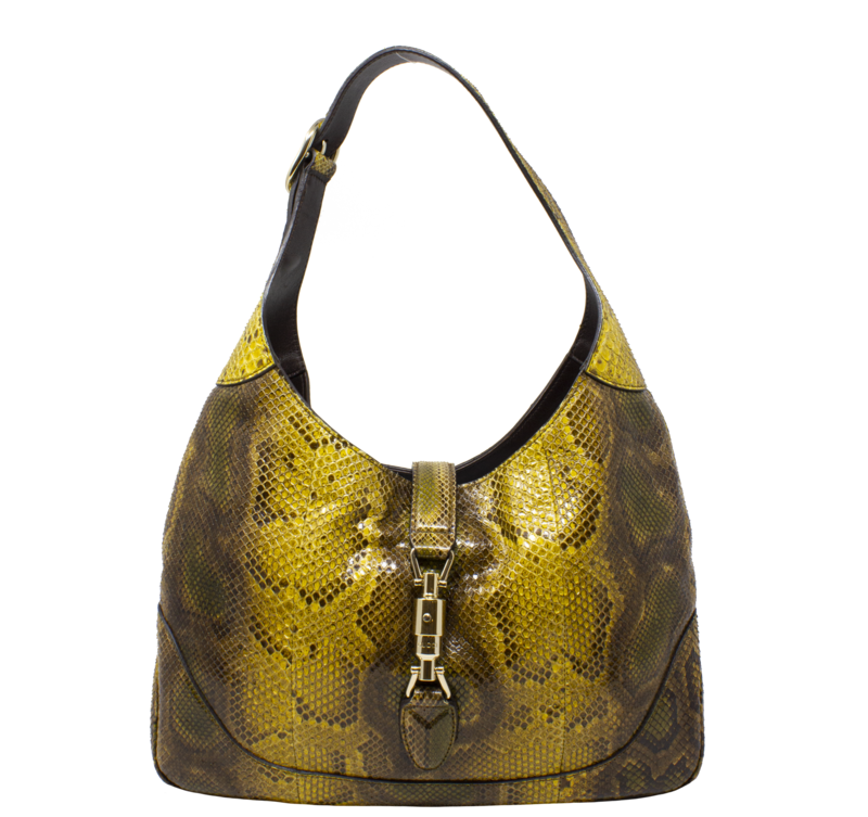 Gucci Ombre Python Convertible Jackie Bag