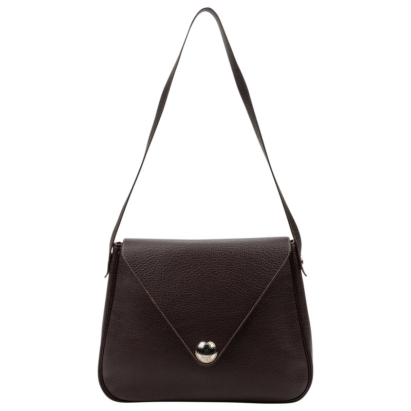 Hermes Brown Ardennes Christine Flap Bag
