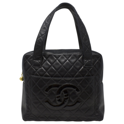 Chanel Black CC Double Logo Bag