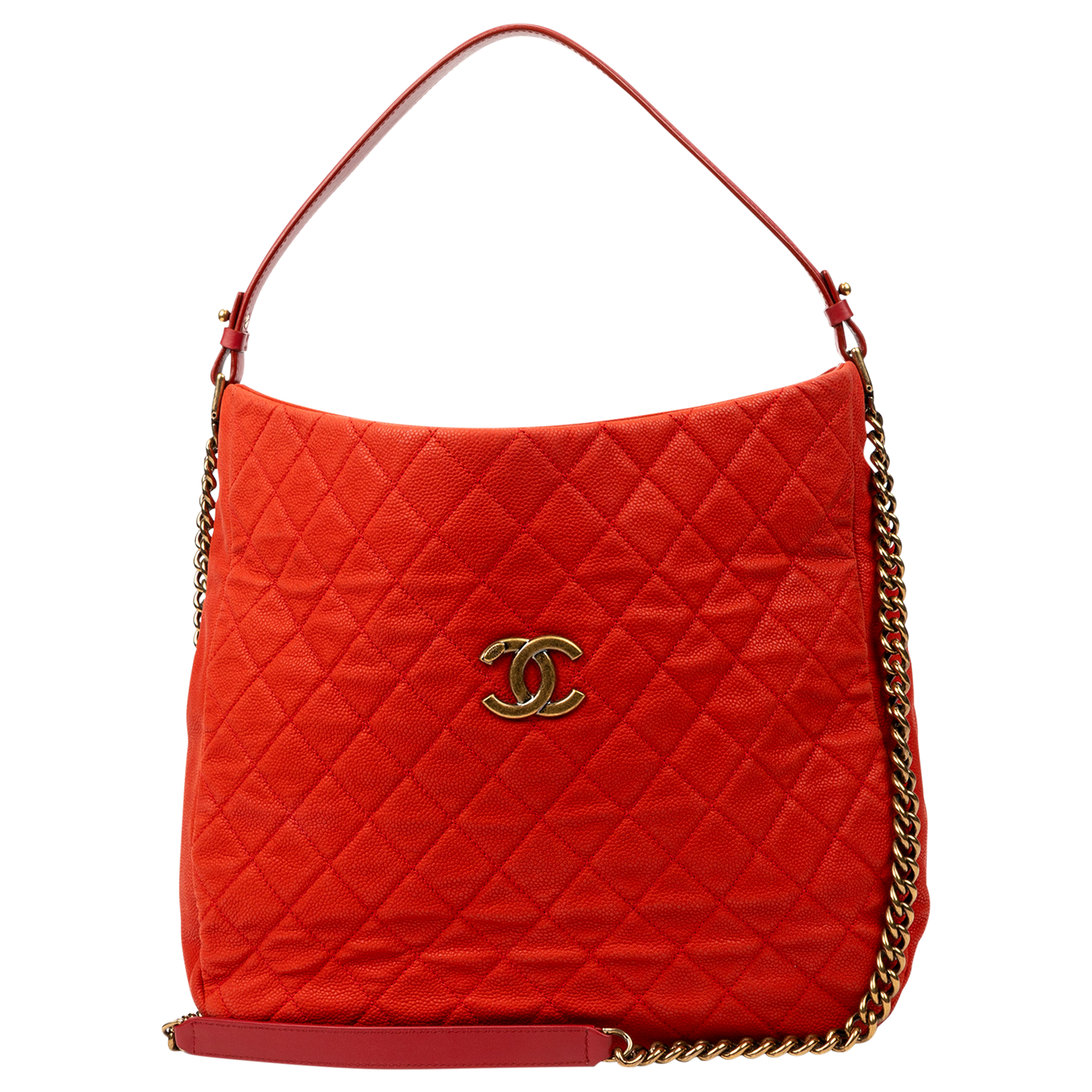 Chanel 2013 Cruise Collection Red Caviar Shopper