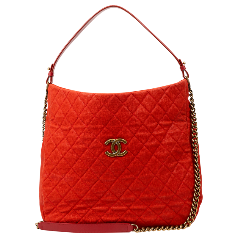 Chanel 2013 Cruise Collection Red Caviar Shopper