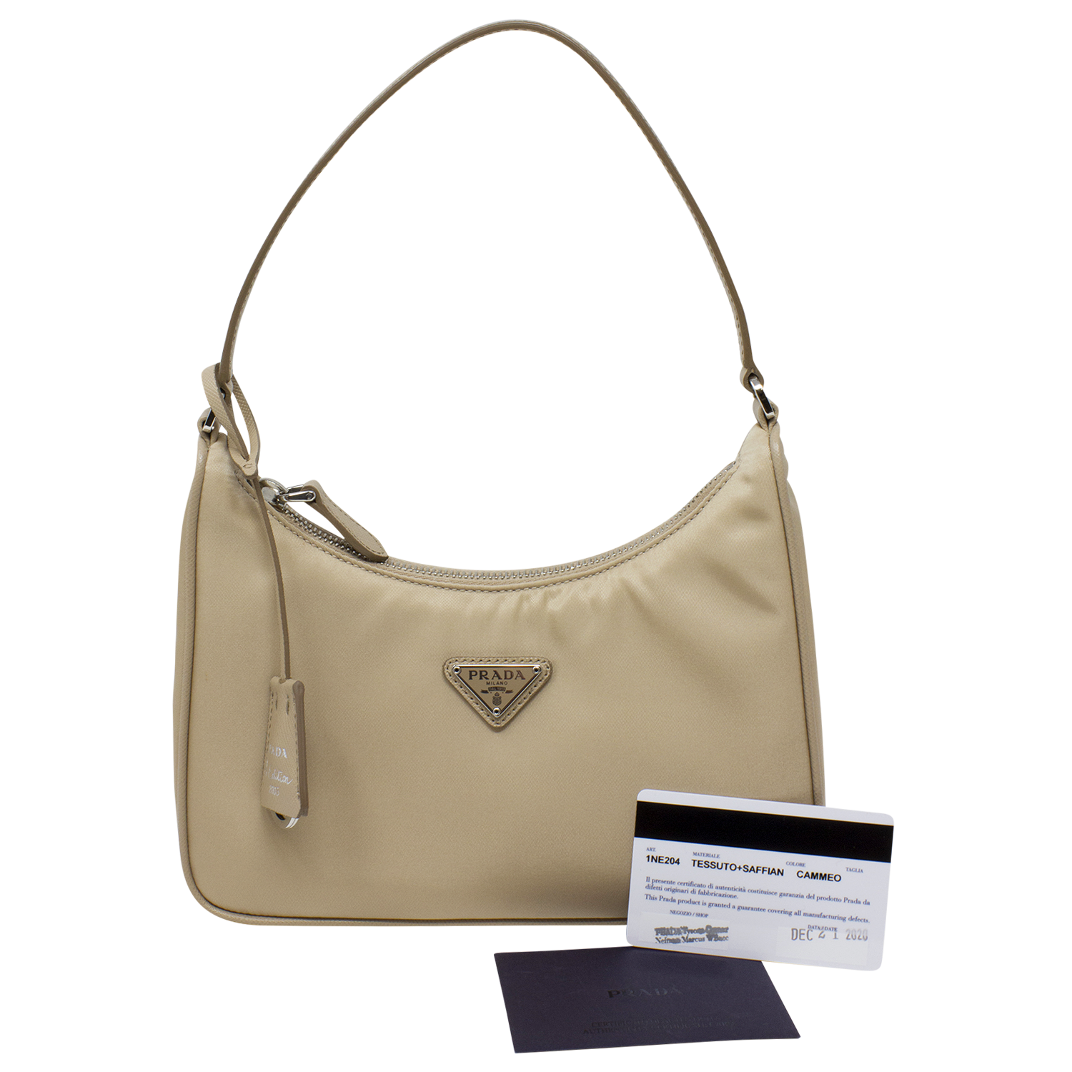 prada certificato di autenticita