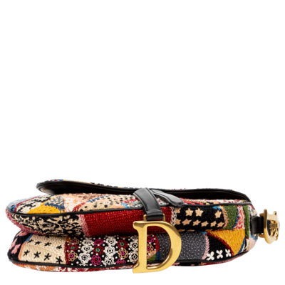 Christian Dior ✽ レオパード柄ハラコサドルバック 2964147788.jpg
