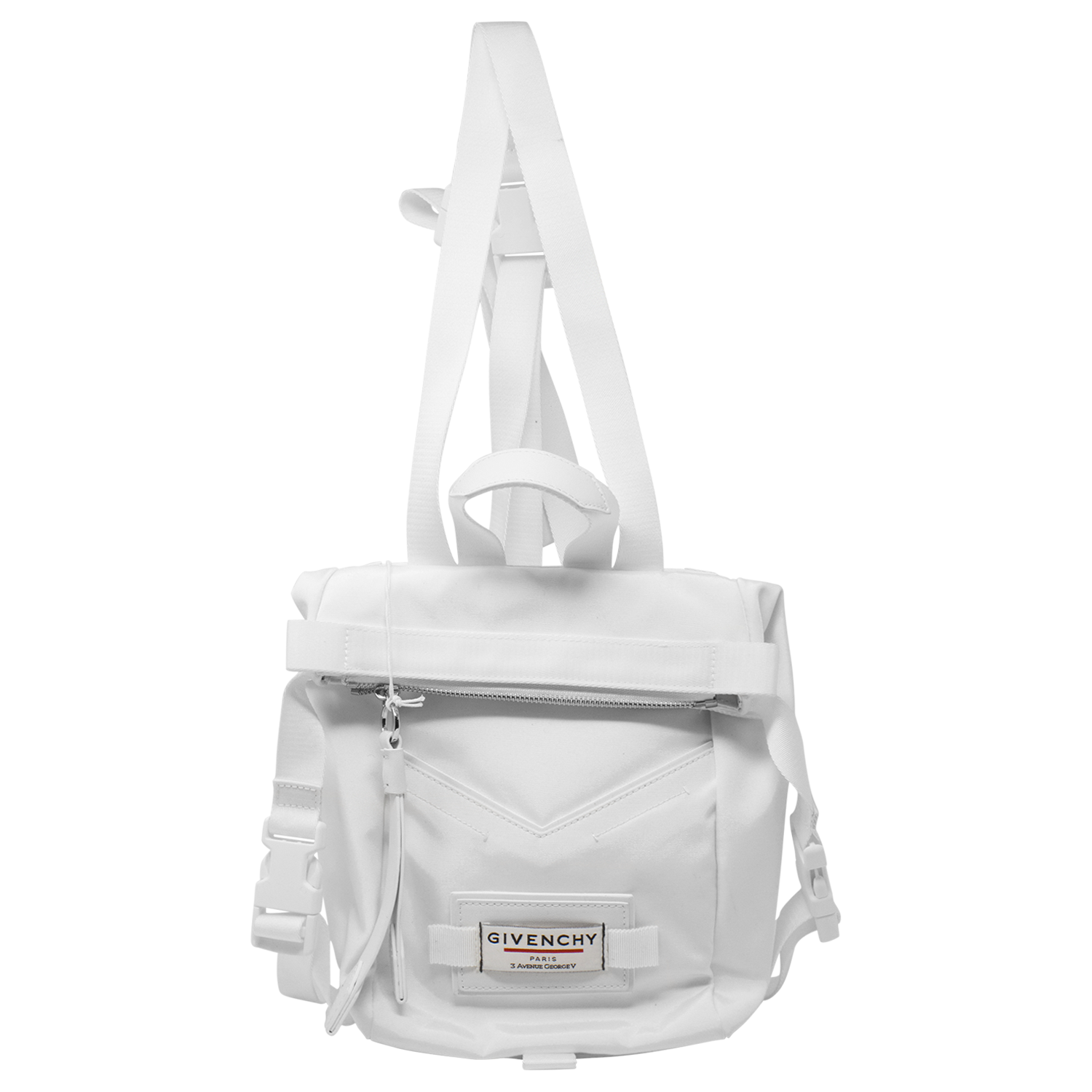Givenchy White Nylon Mini City Backpack (Never Carried)