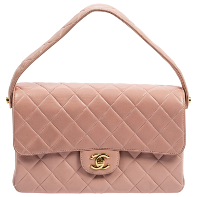 Chanel Rare 1996 Pink Double Sided Flap Bag