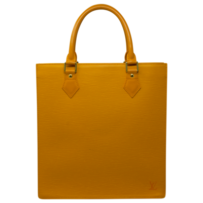 Louis Vuitton Rare Orange Epi Sac Plat