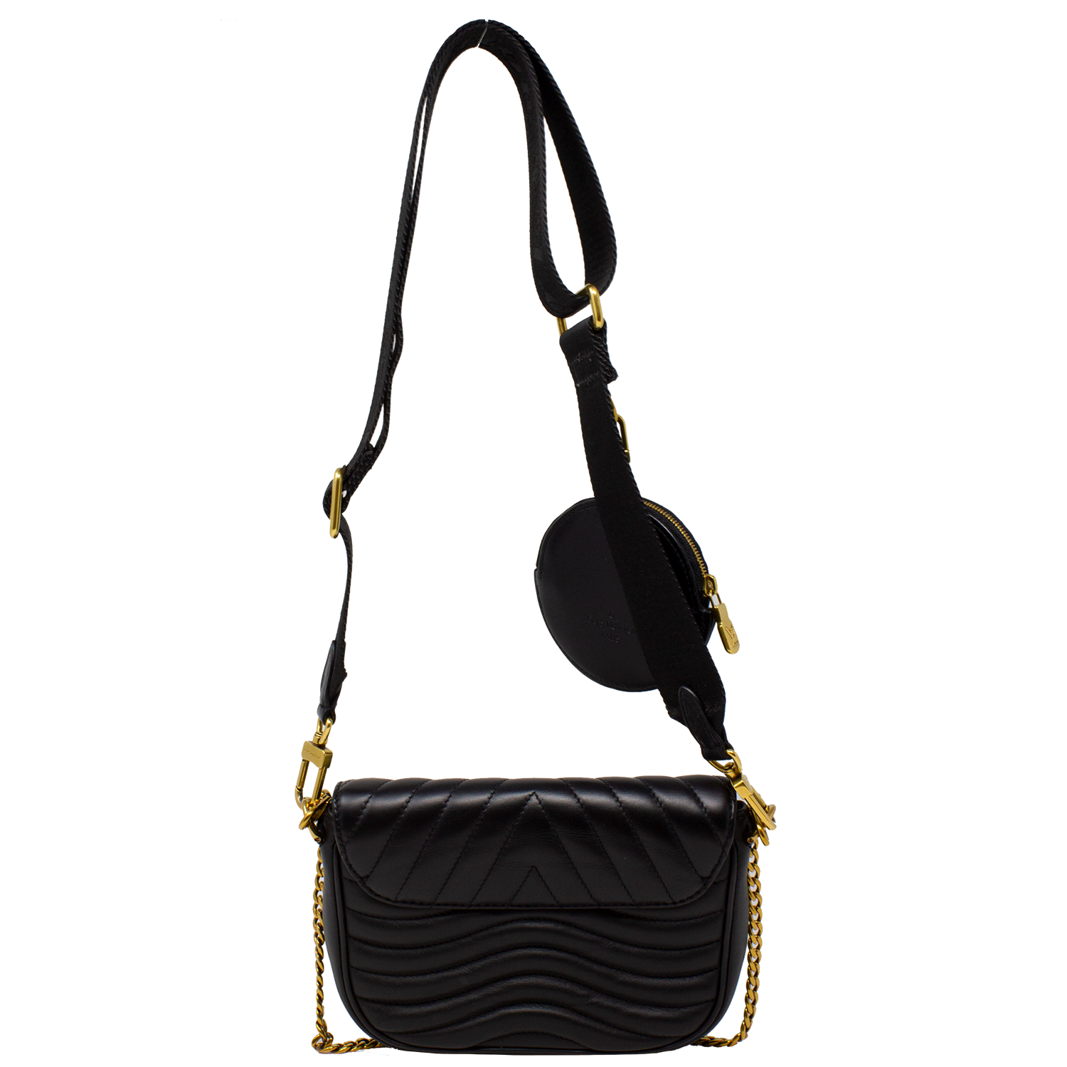 Louis Vuitton New Wave Chain Bag MM - Black Shoulder Bags, Handbags -  LOU772097