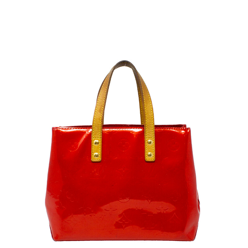 Louis Vuitton Red Vernis Monogram Mini PM Tote