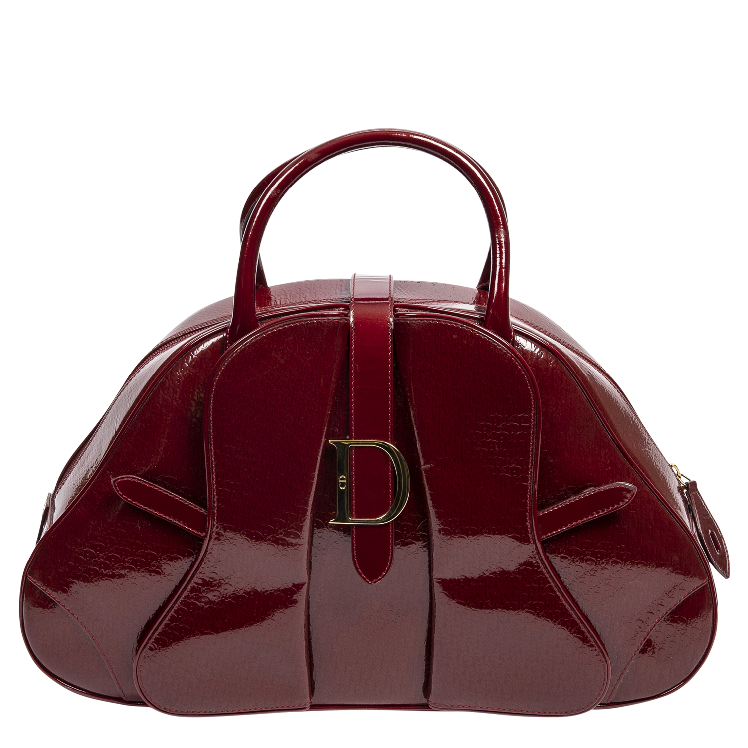 Christian Dior x John Galliano Red Diorissimo Double Saddle