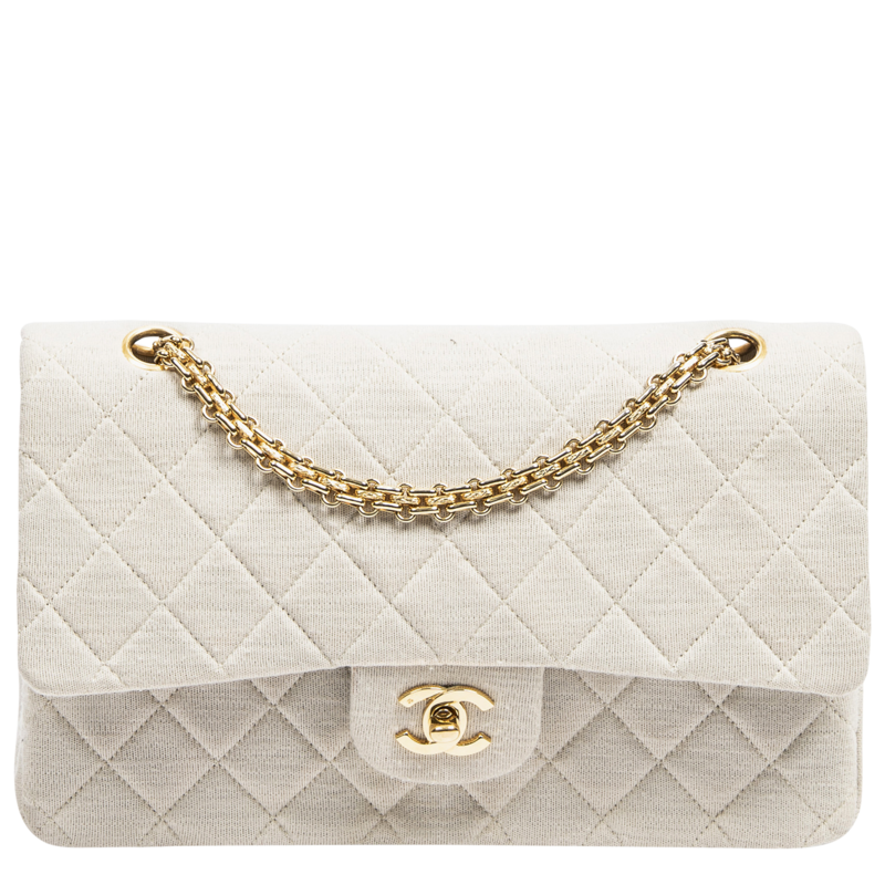 Chanel 90s Ivory Medium Double Flap Bag