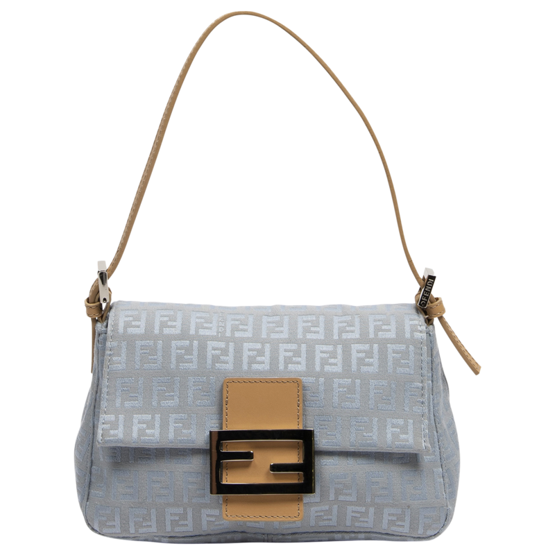 Fendi Light Blue Mini Mama Baguette